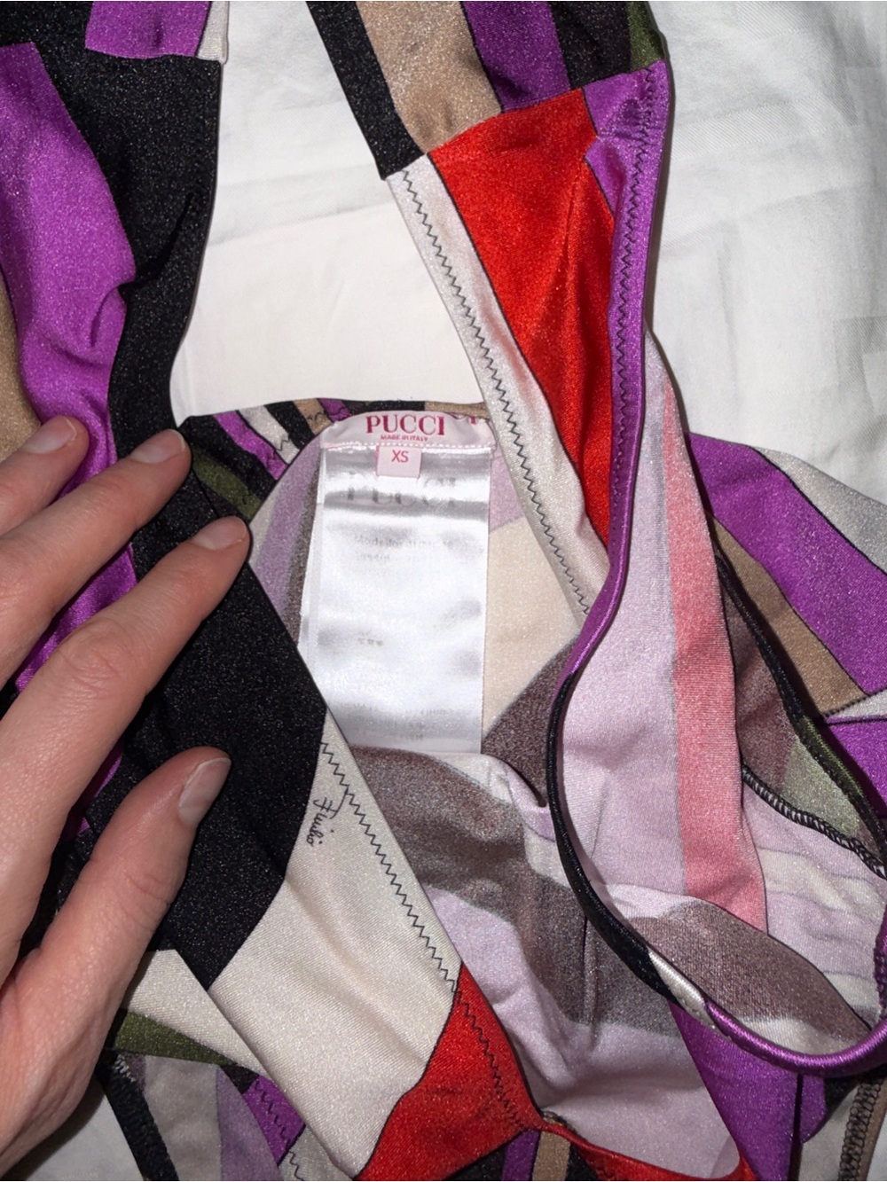 Pucci Iride Halterneck Swimsuit - Picture 4 of 7